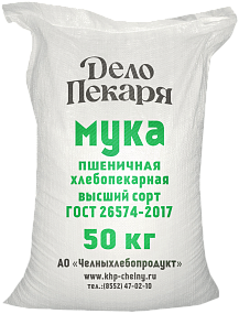 Мука "Для замороженных полуфабрикатов" — ДЕЛО ПЕКАРЯ