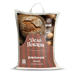 Мука цельнозерновая ржаная — ДЕЛО ПЕКАРЯ