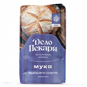 Мука пшеничная хлебопекарная высшего сорта — ДЕЛО ПЕКАРЯ